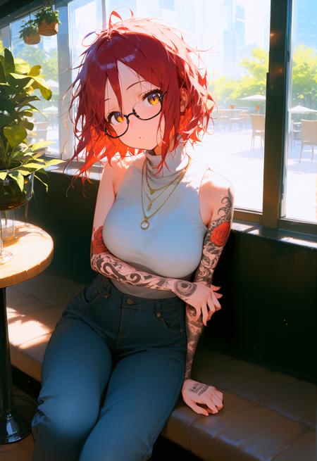 20240828125314 1girl relaxing at a cafe short messy hair 3182799236 .png